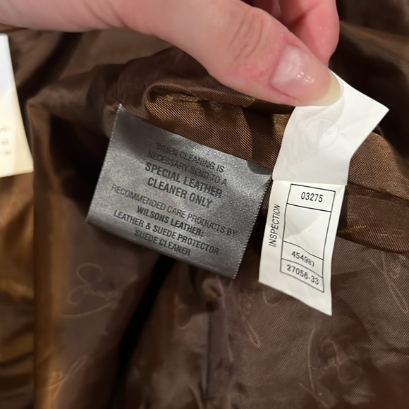 Vintage Venus Leather for Wilson Leather Stitched Brown Suede Jacket - Picture 10 of 11